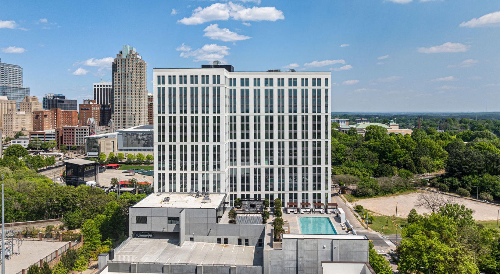 residential rooftop pool